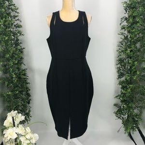 Express black cocktail dress no sleeves